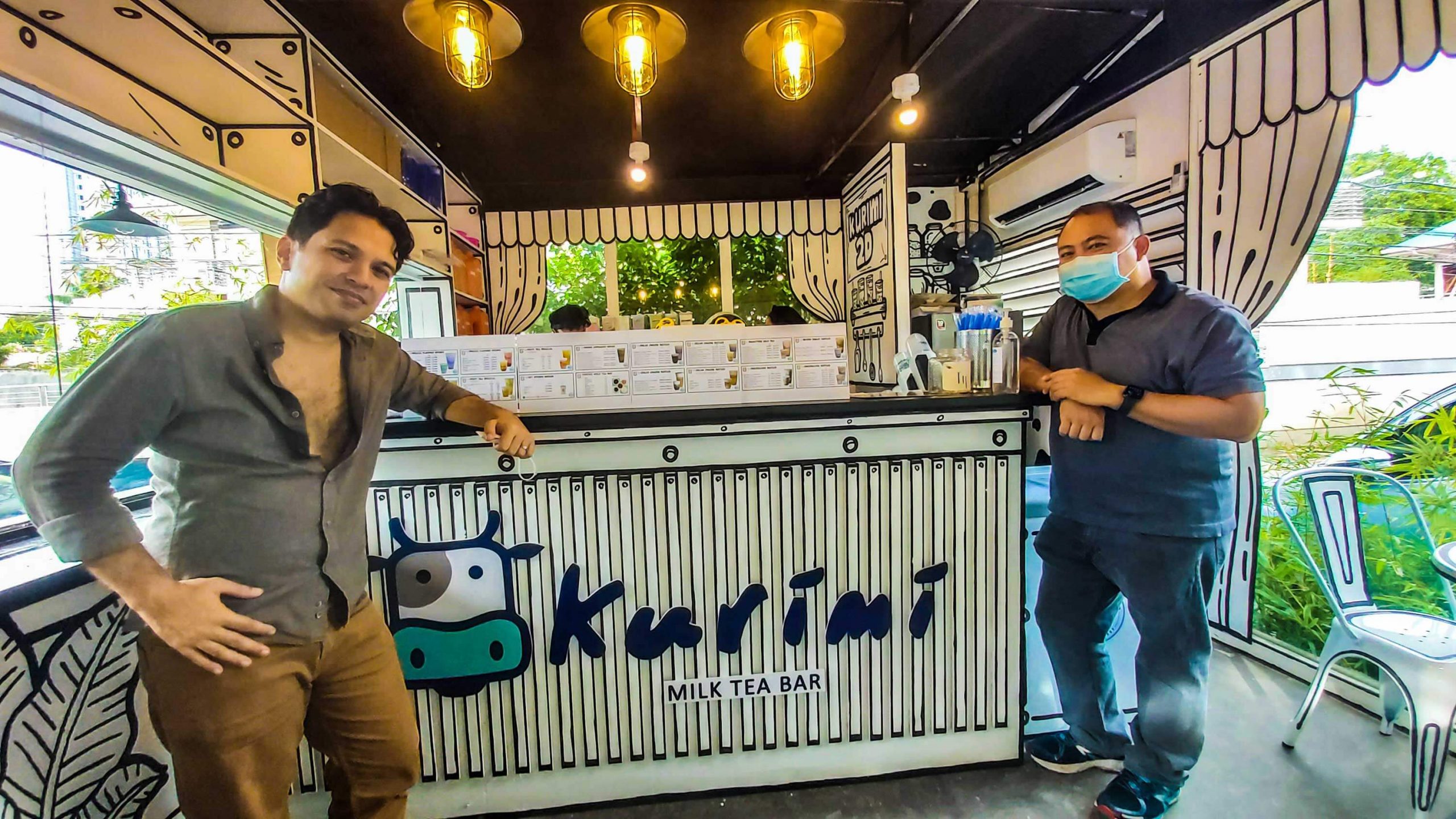 Dr. Ian Fruto Teodorico, one of the owners, with Kurimi habitué and cardiologist Dr. Alex Junia.