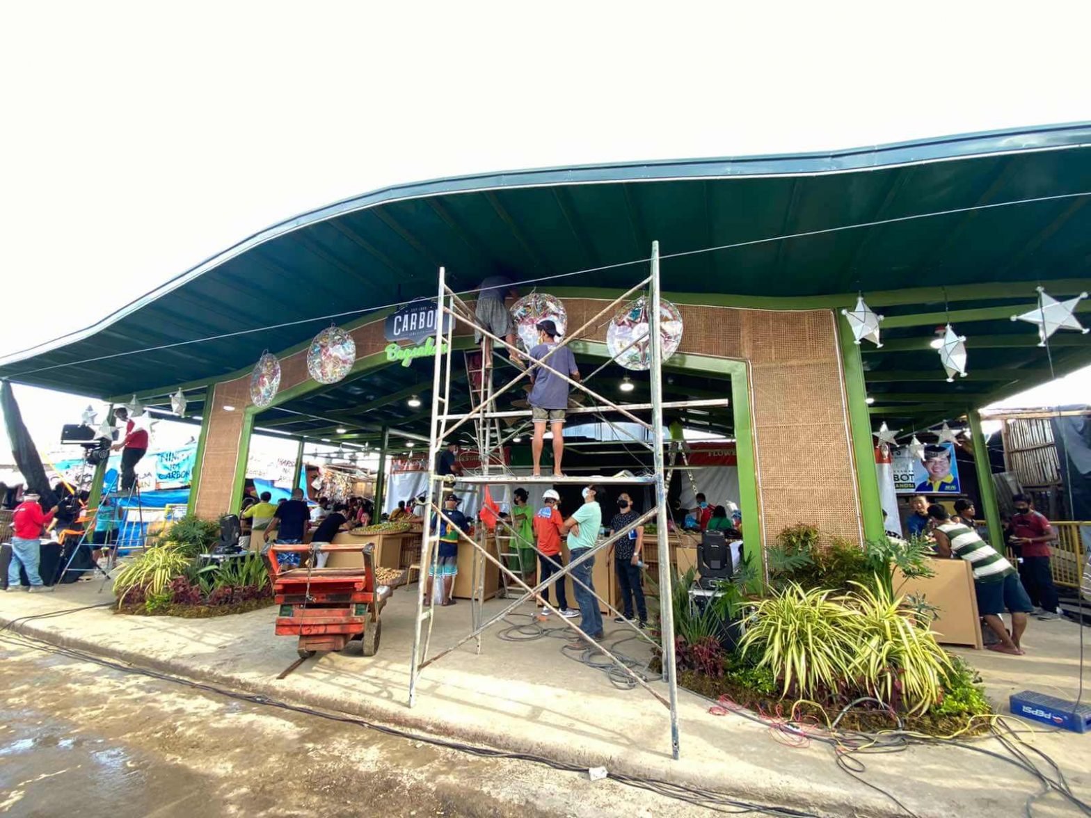Renovated stalls turned over to ambulant vendors in Carbon Bagsakan unveiling