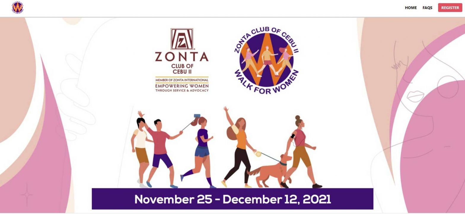 Zonta Club of Cebu II launches “Walk for Women”