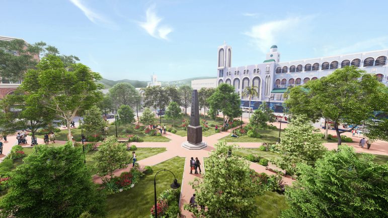 Freedom Park perspective.