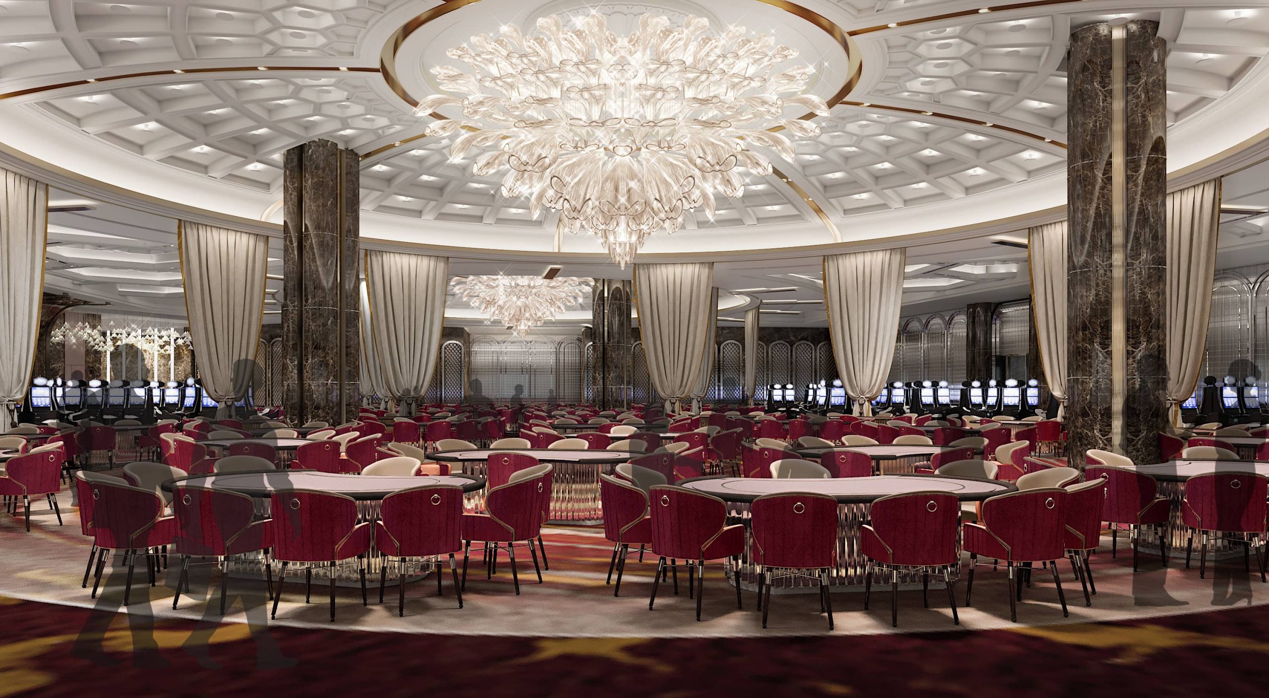 NUSTAR Resort and Casino gaming floor.