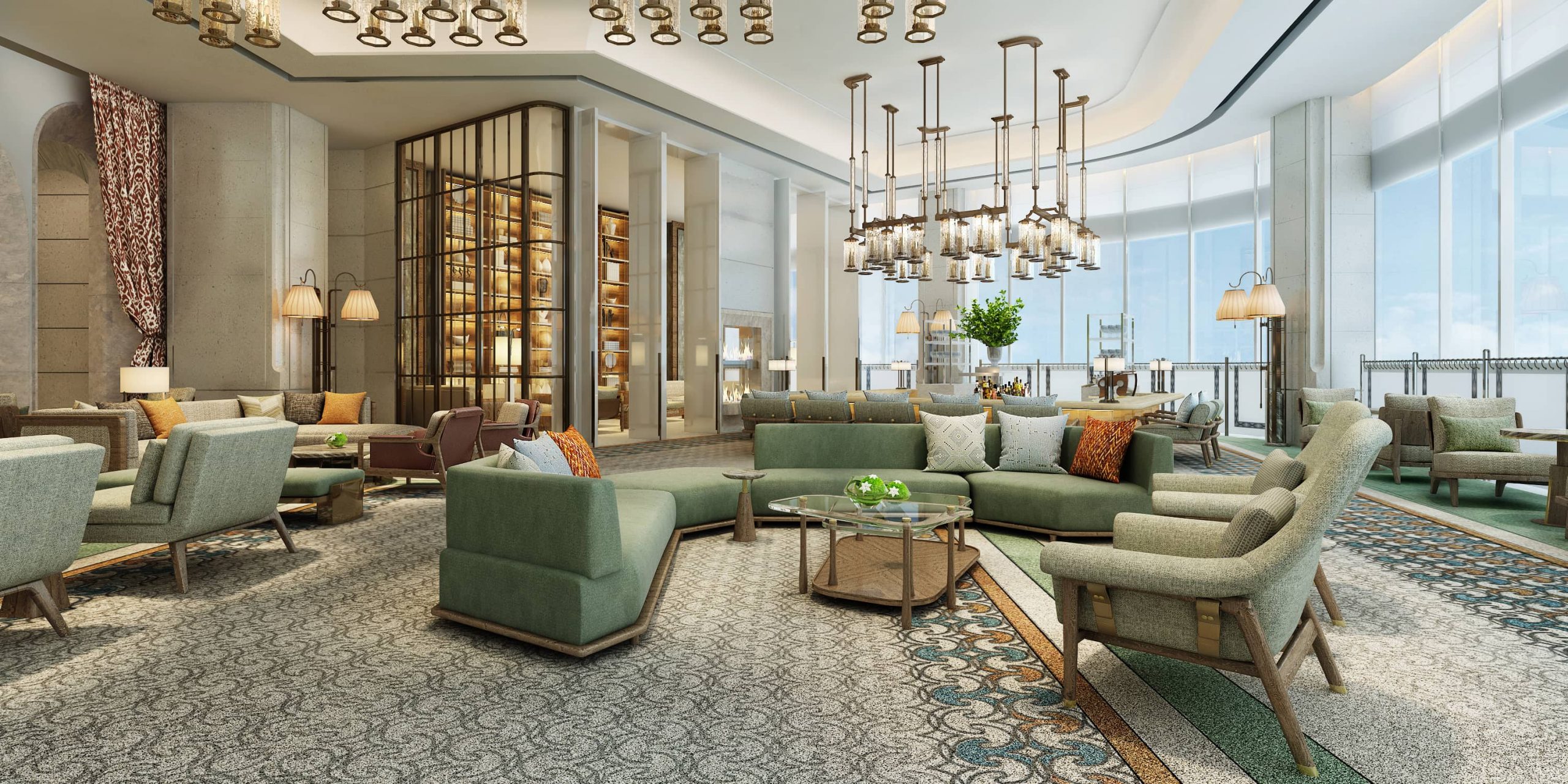 NUSTAR Resort and Casino hotel lobby.