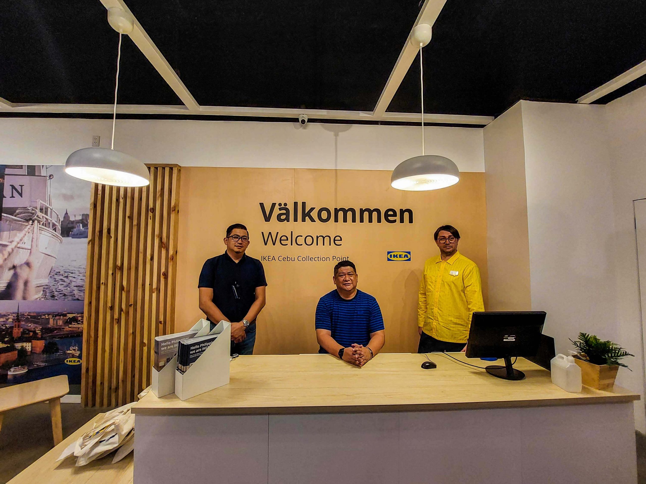 OPENING. (From left) Eric Cruz, XDE Logistics Director of Business Development; Jon H. Cinconiegue, Jr., IKEA Philippines Fulfillment Officer; and Jarek Lesniewski, Logistics Manager at IKEA Pasay City.
