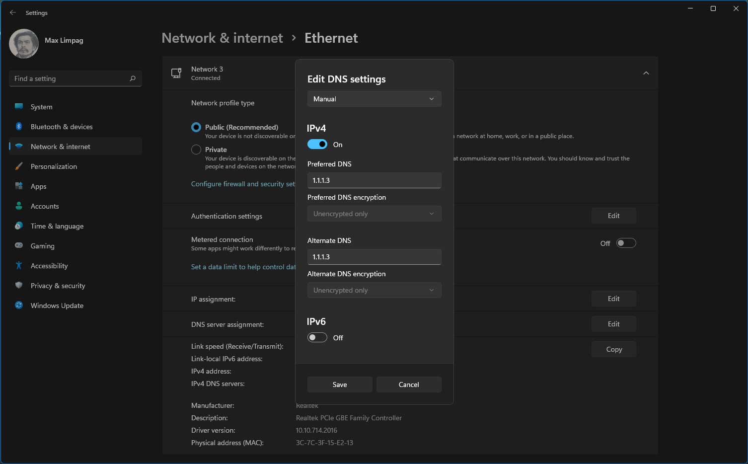 DEVICE SETTINGS. You can also change the settings at the device level. This is how you change it on Windows 11.