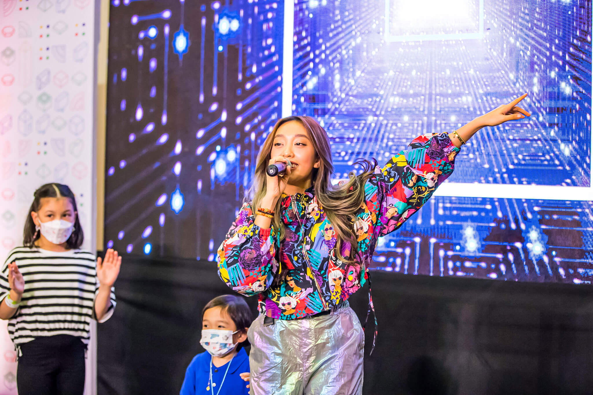Singer FANA during the PLDT Home x Google Be Internet Awesome launch