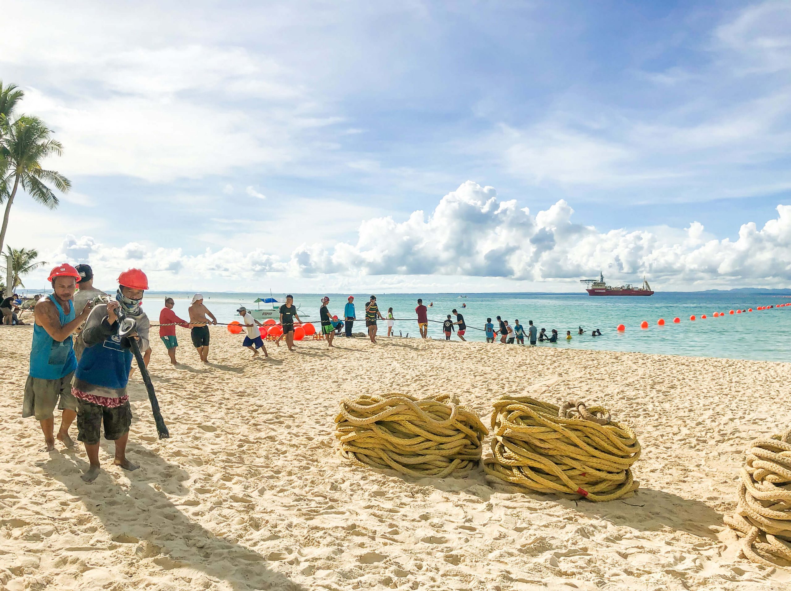 ENHANCED CONNECTIVITY. With the submarine fiber cable link, residents and tourists in the islands of Bantayan and Camotes can look forward to enhanced connectivity.