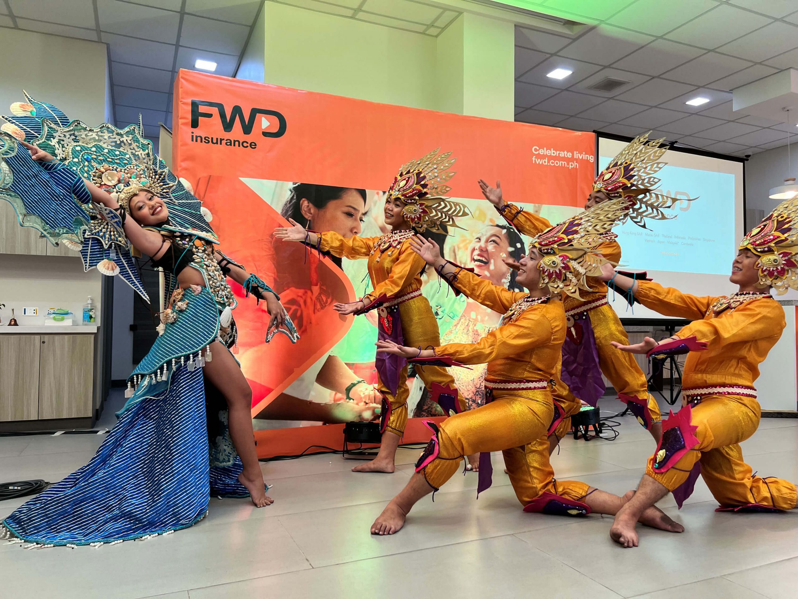 Pintados performed to celebrate living during the opening of FWD Tacloban Hub.