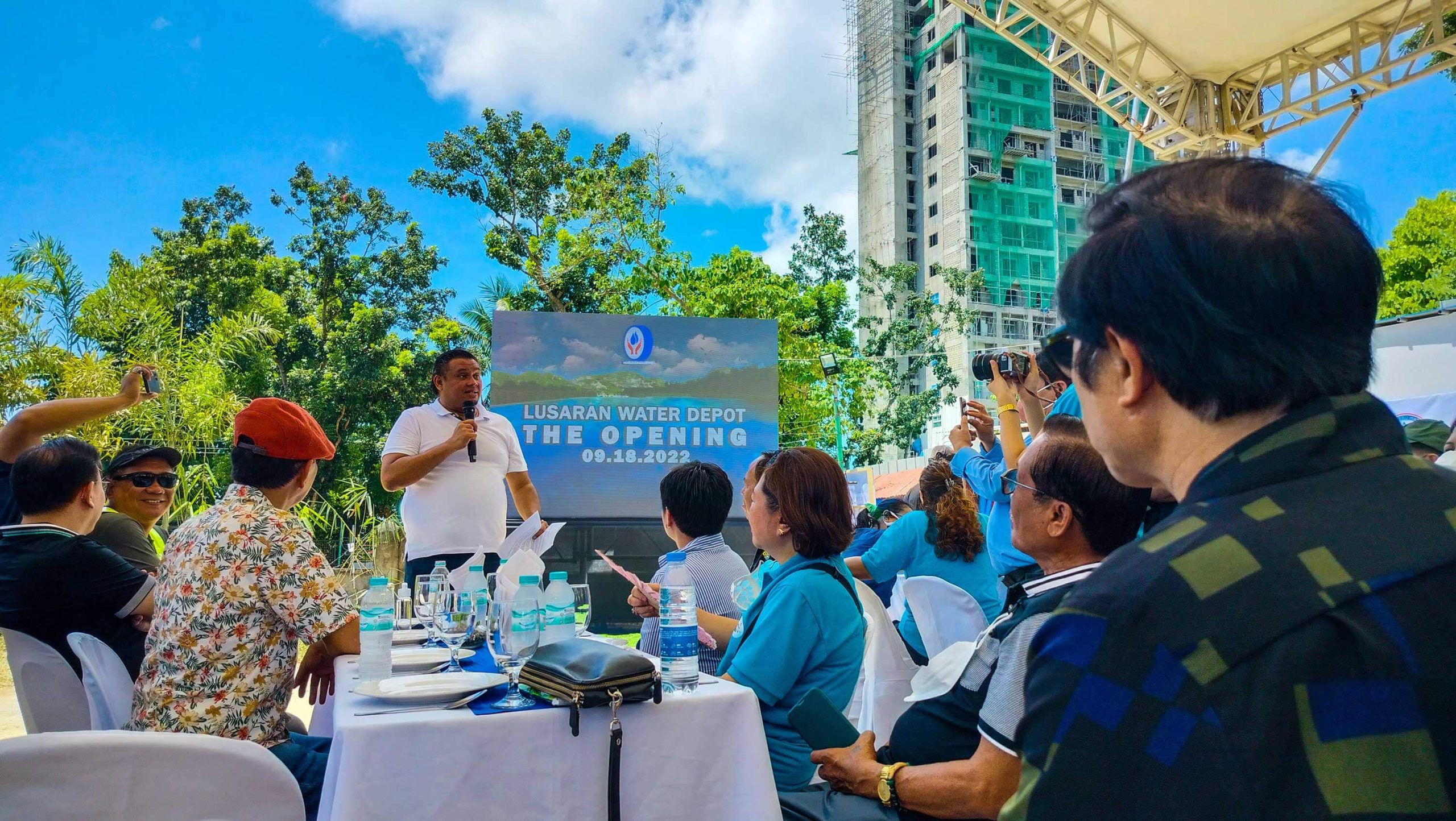 Atty. Jose Daluz III, MCWD Chairman, talks about the Lusaran Bulk Water Project.
