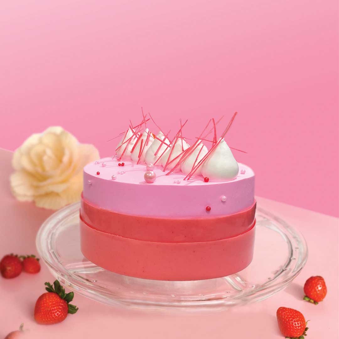 Pink Velvet Cake at Marco Polo Plaza Cebu. Produced specially for #Pinktober is a buttery soft Pink Velvet cake paired with rich cream cheese. Its sweet and rich texture is enhanced with a delicate pink chocolate glaze.