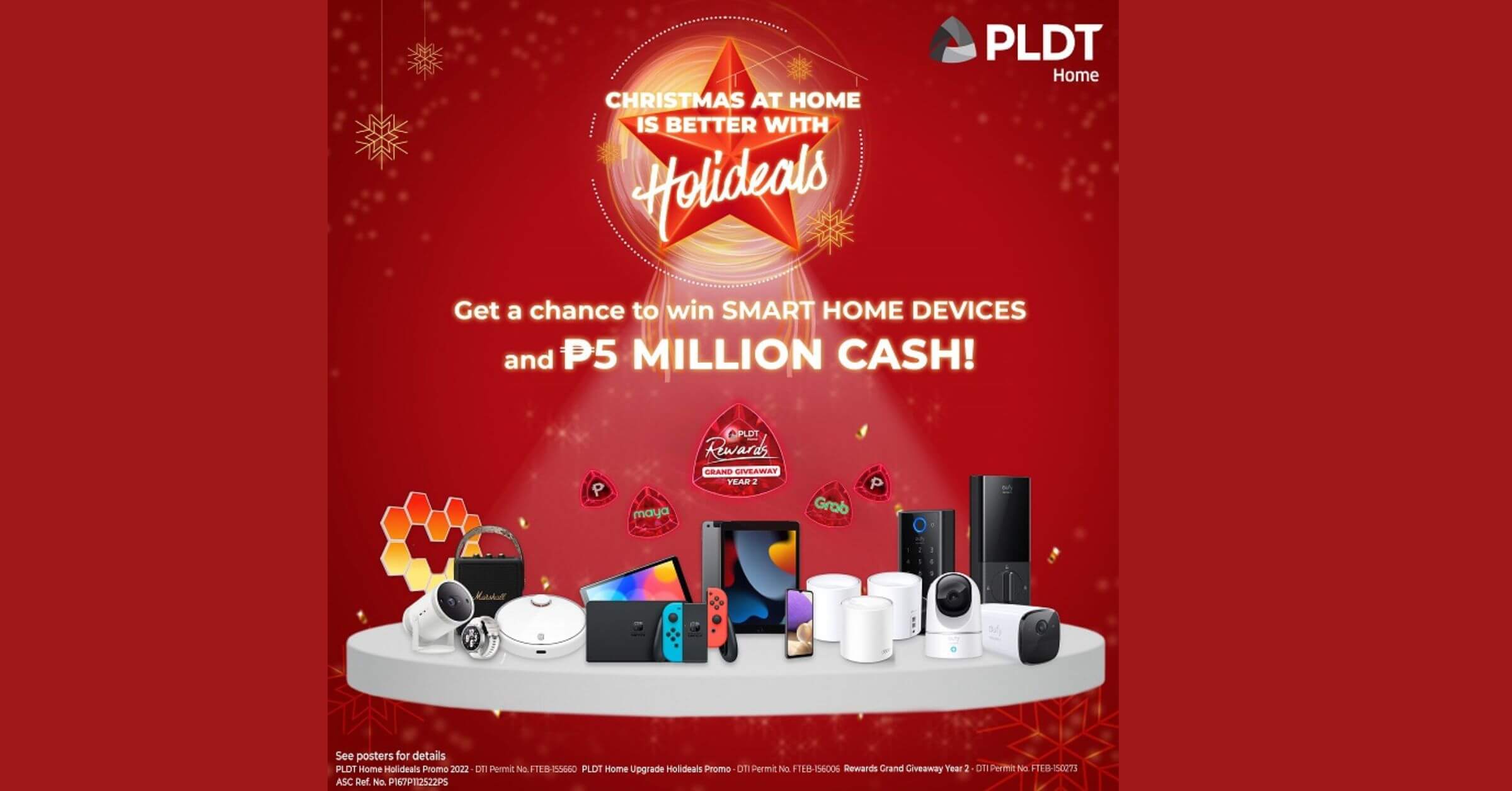 Win prizes as you shop this Christmas with PLDT Home Holideals