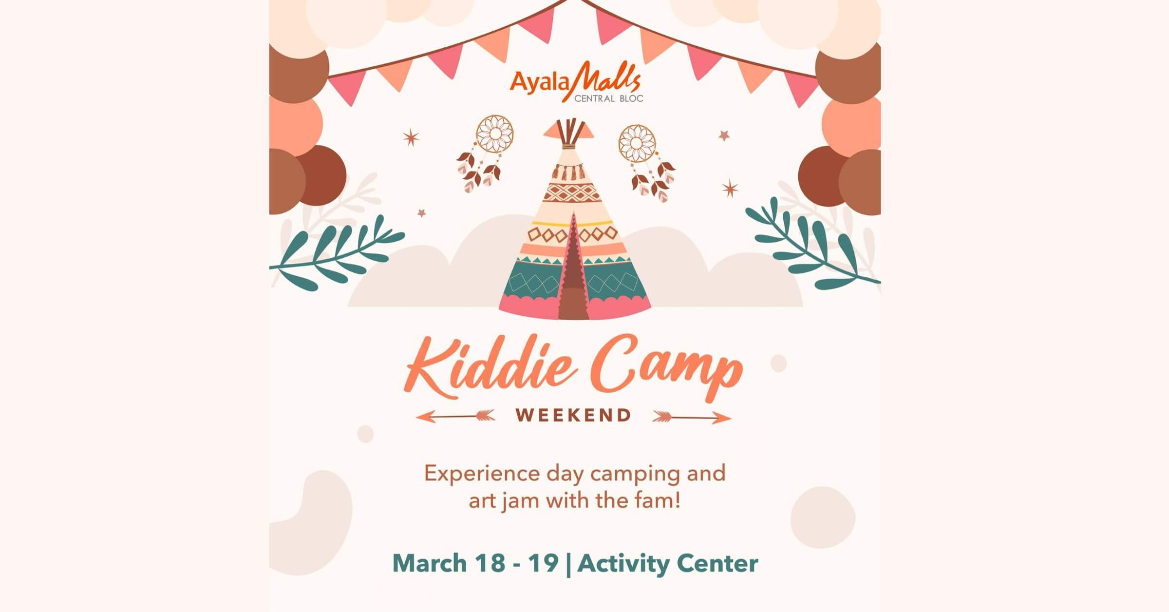 Kiddie Camp Weekend on March 18-19 at Ayala Malls Central Bloc
