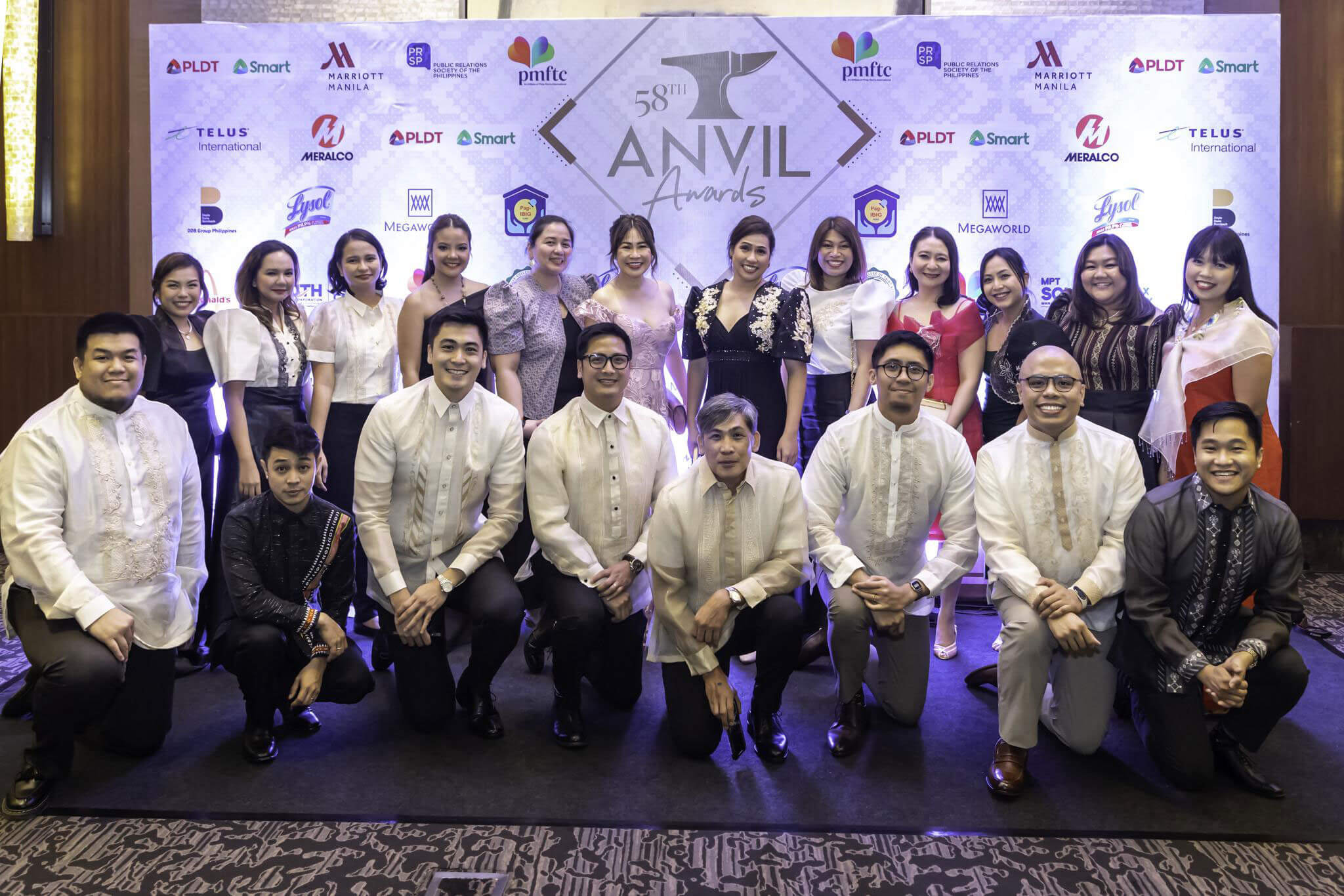 PLDT Home bagged a total of 8 awards at the 58th Anvil Awards held at Marriott Grand Ballroom. In this photo are the PLDT Home Marketing Team together with AVP and Head of Public Relations and Influencer Management Cheryl Maxine Loyola, VP and Head of Digital Services Evert Chris Miranda, and AVP and Head of Digital Services Janice Lagaso, AVP and Home Biz Product Head Venancio Felix Valencia.