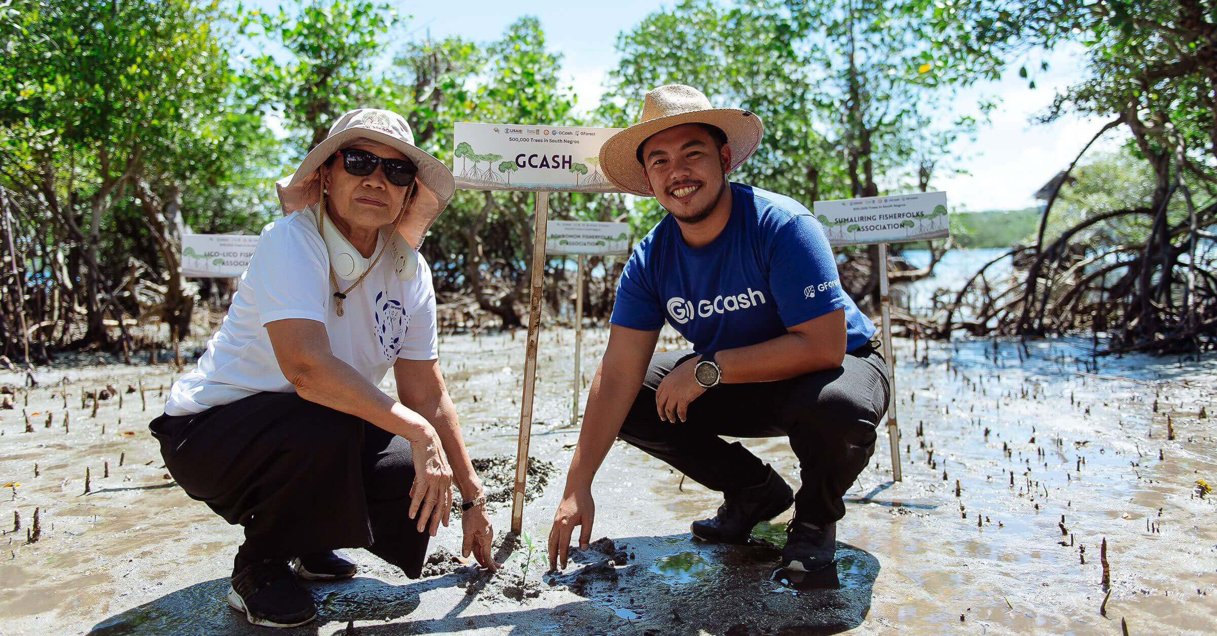 GCash, USAID, and Silliman University to plant 500,000 mangrove trees in South Negros