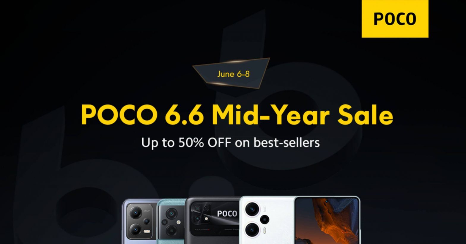 POCO smartphones slash prices up to 50% in 6.6 sale