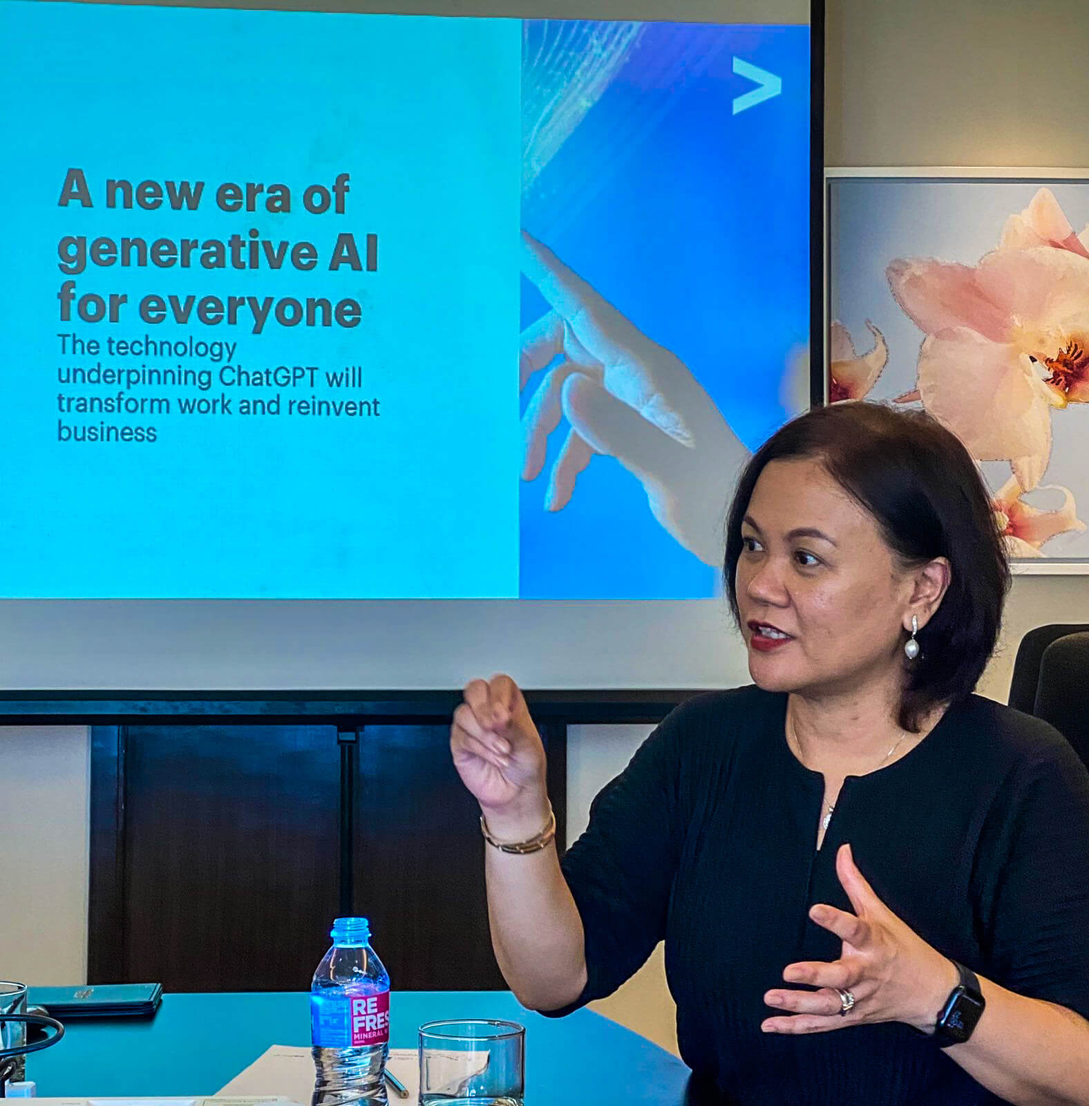 Accenture Philippines Country Managing Director and Technology Lead Ambe Tierro
