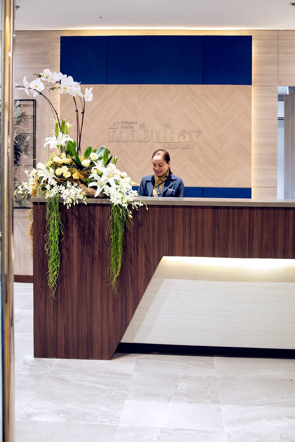 The new Mabuhay Lounge can accommodate 114 guests in spacious lounging areas with a modern vibe.