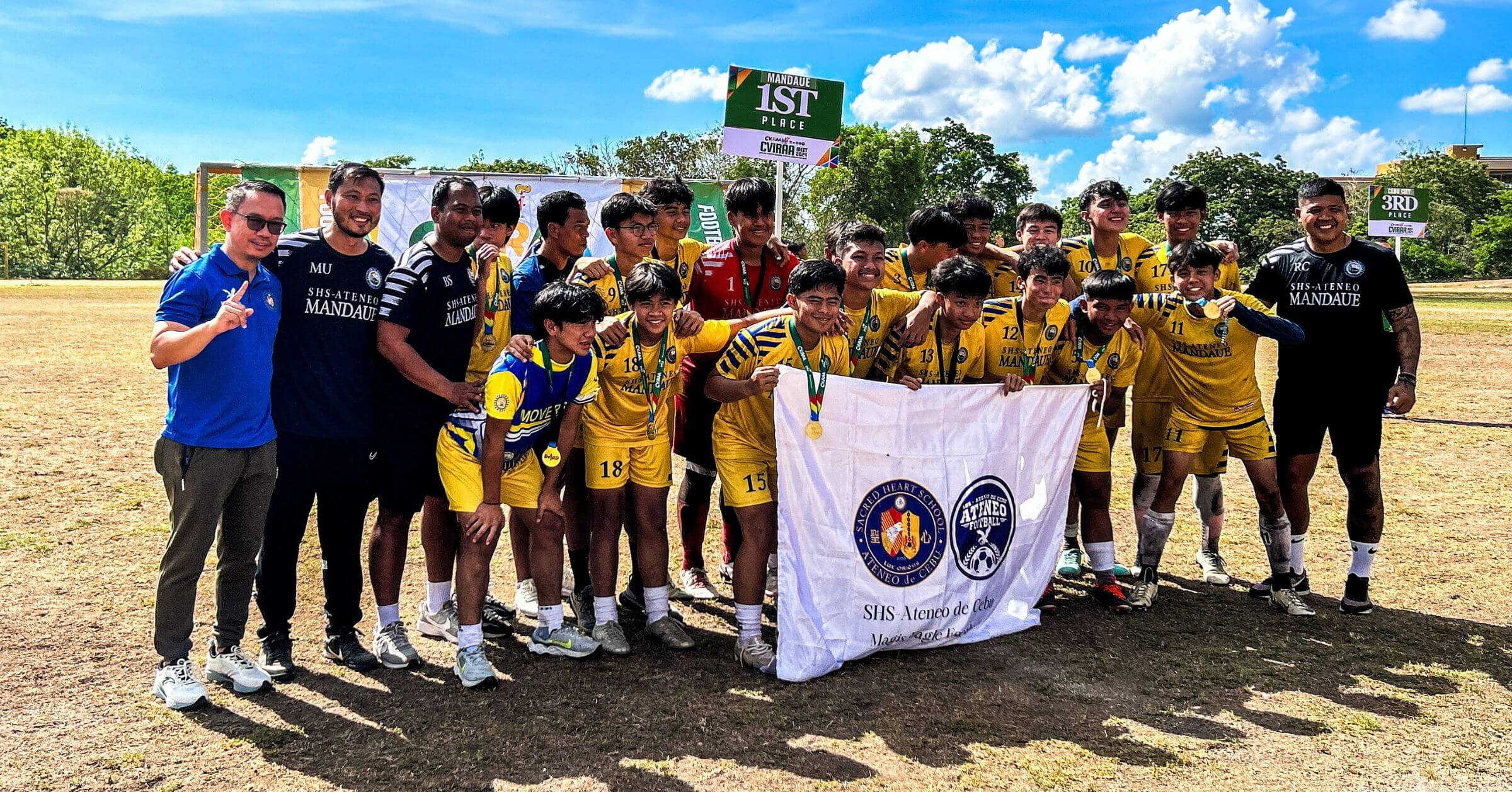 SHS-Ateneo de Cebu squeaks past Bohol Province to win CVIRAA 2024 football title