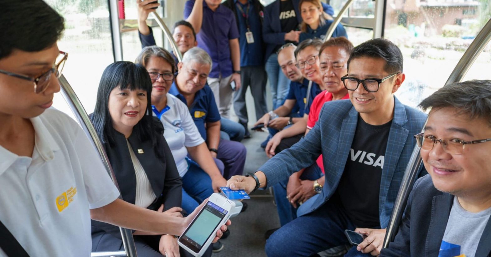 You can now use Visa cards to pay modern jeepneys in Cebu, Mandaue