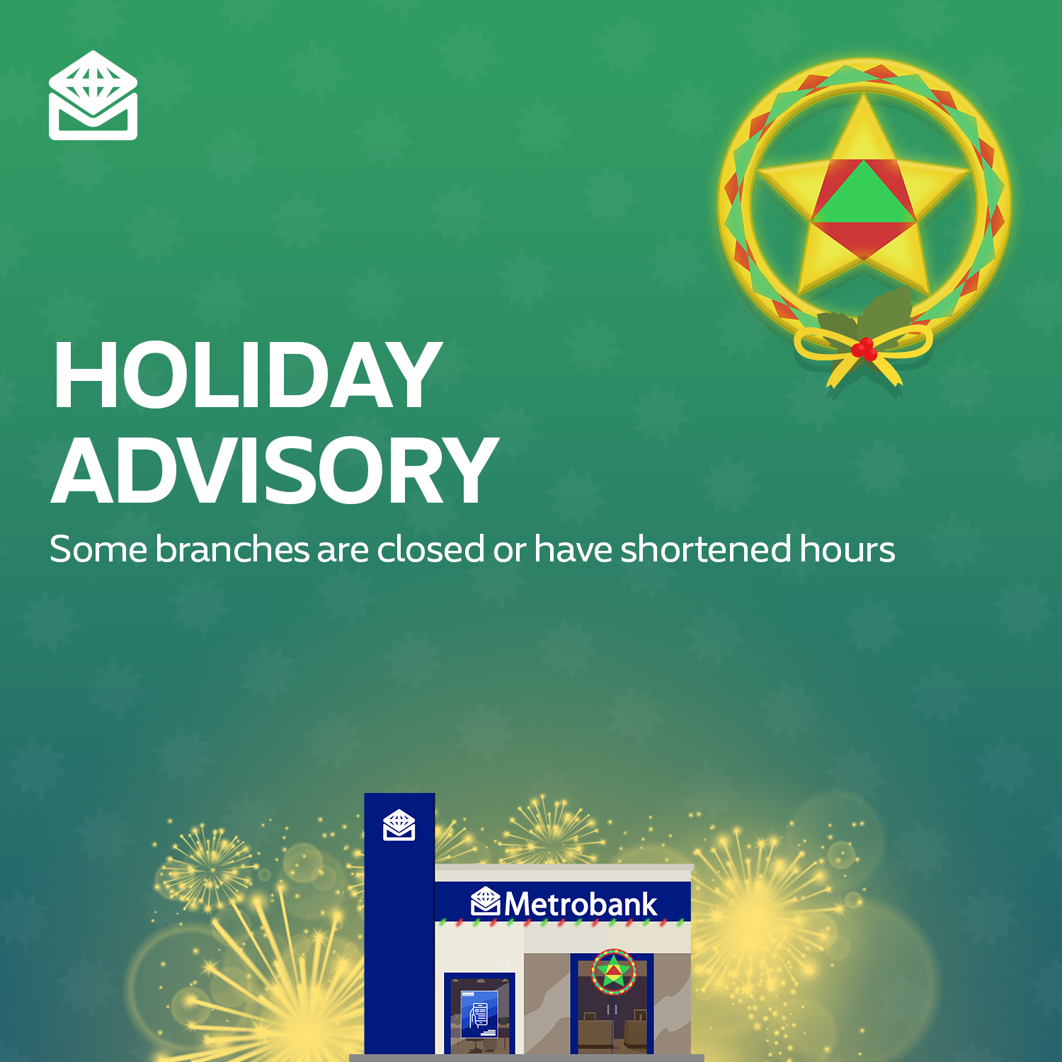 Metrobank remains ready to serve clients even during holiday festivities