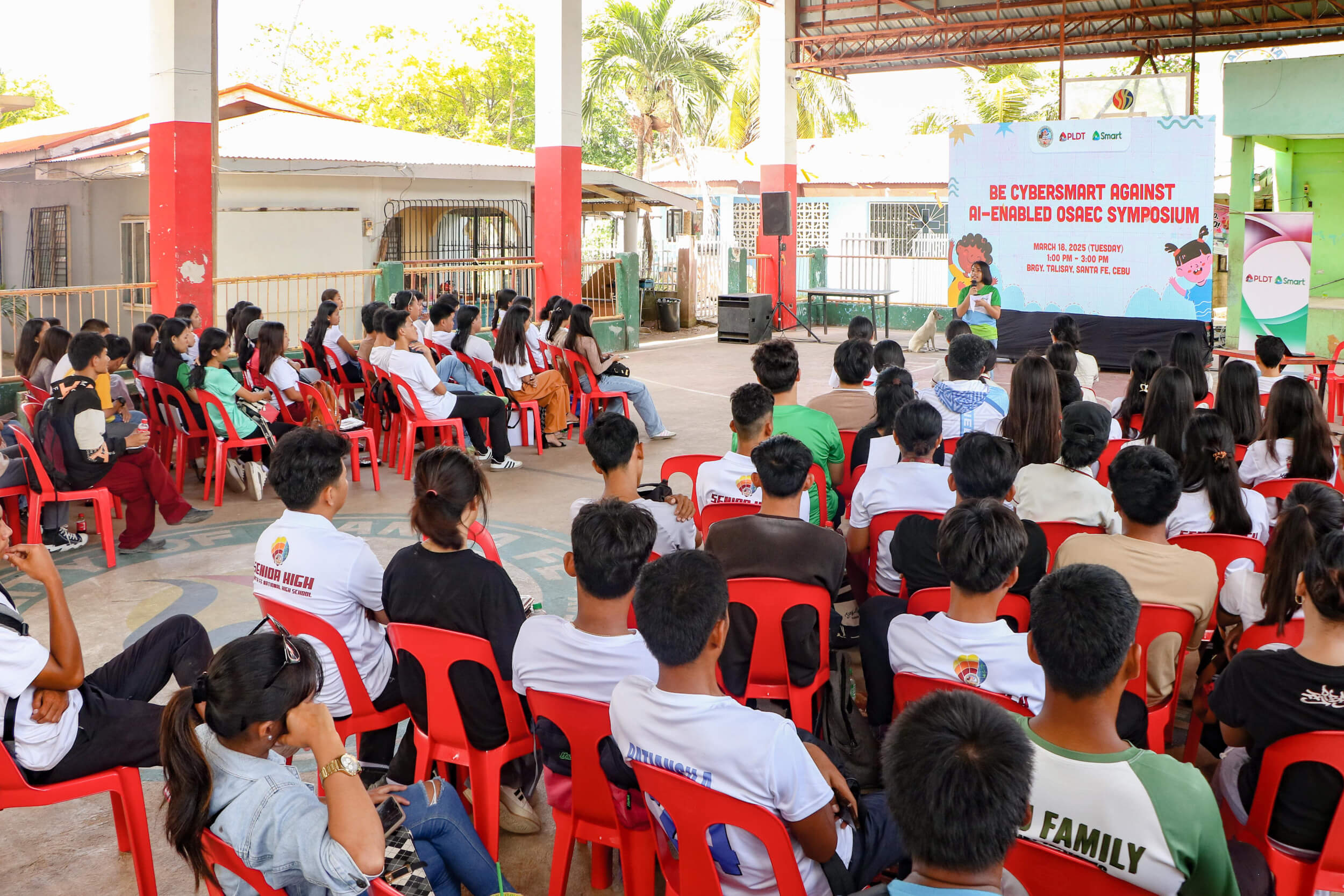 Bantayan communities, PLDT, Smart step up mission to keep kids safe online