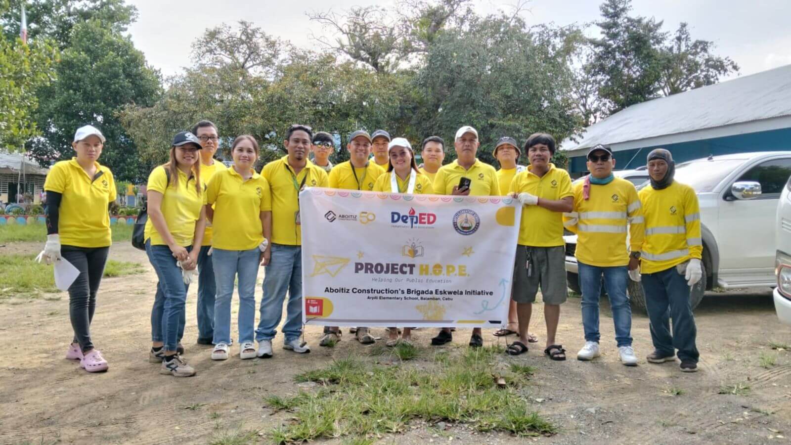 Aboitiz Construction supports Brigada Eskwela in 11 public schools nationwide