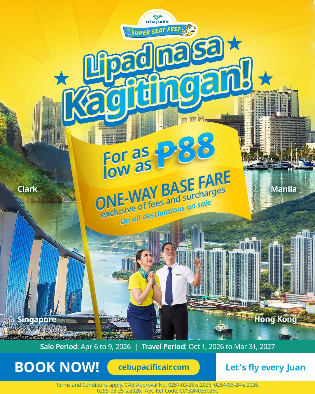 Cebu Pacific Celebrates Day of Valor with Special Seat Sale