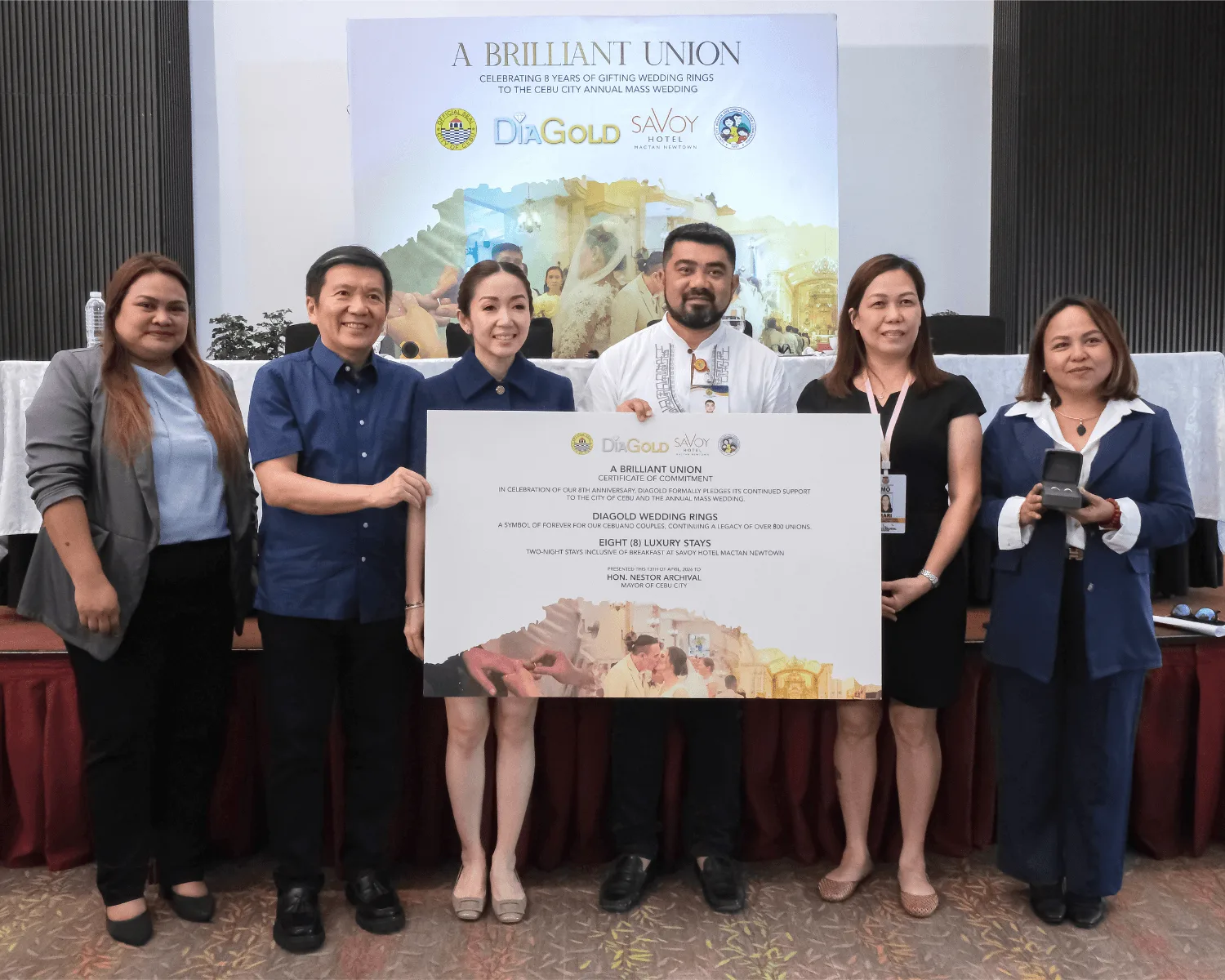 A BRILLIANT UNION: Diagold Marks 8th Anniversary of Gifting “Forever” to Over 800 Cebuano Couples