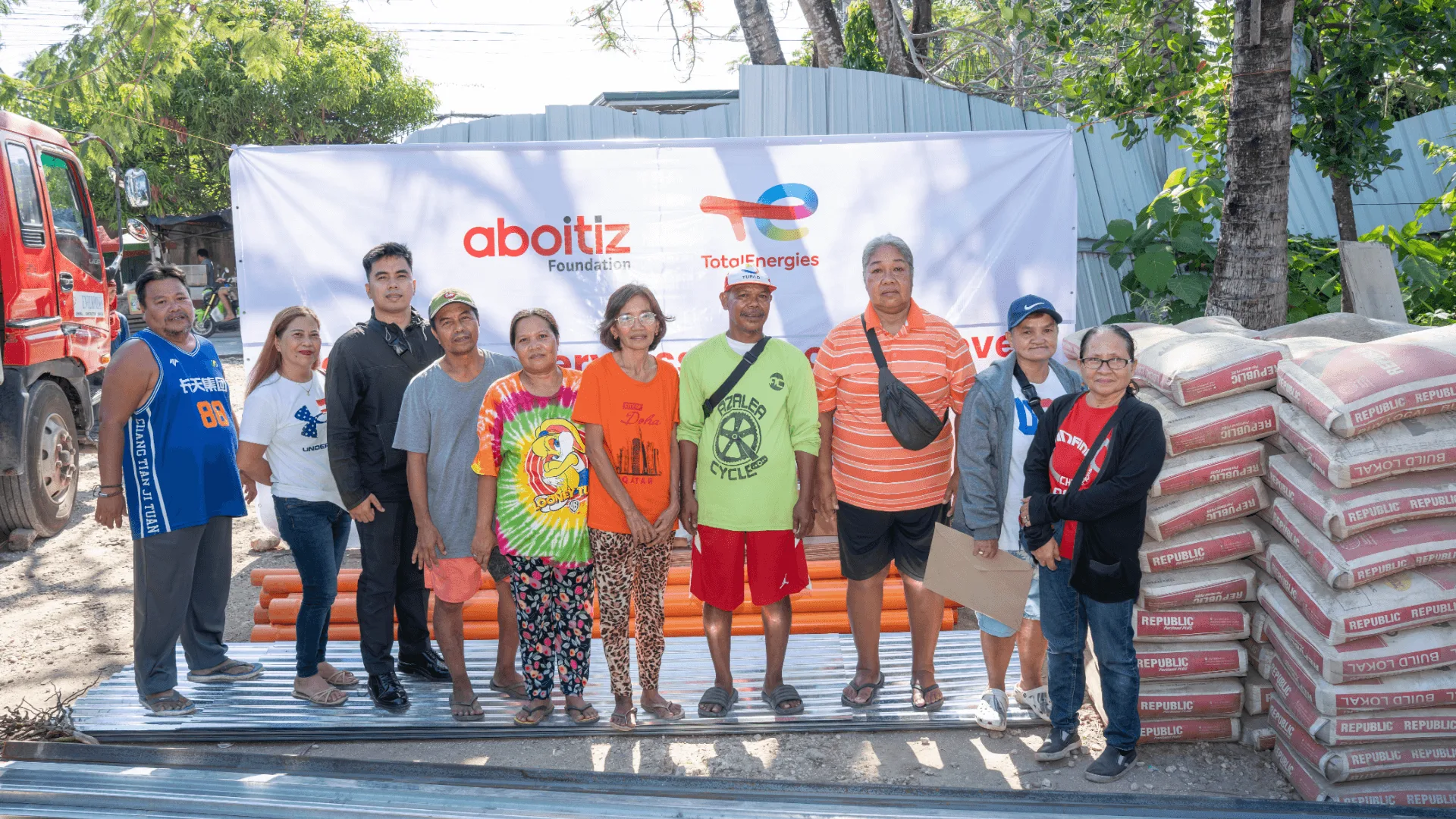 Aboitiz Foundation, TotalEnergies Help Typhoon-Affected Liloan Families Rebuild Homes