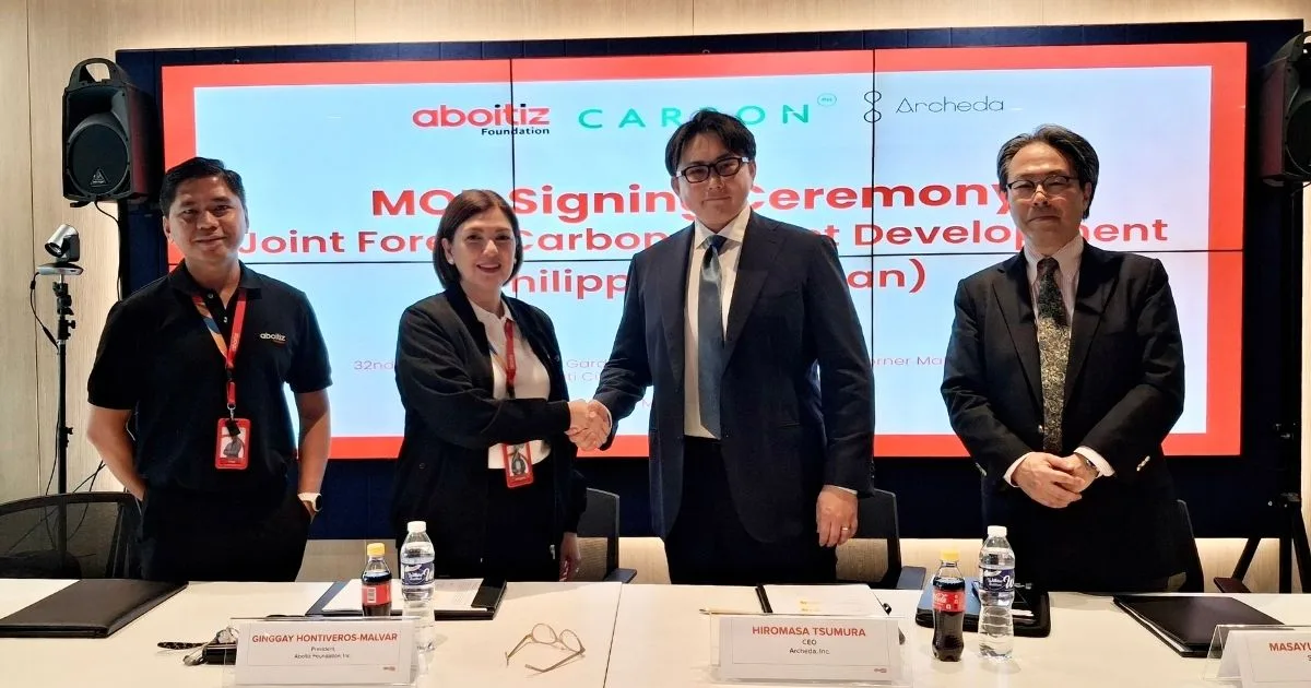 Aboitiz Foundation Partners with Japan’s Archeda for Tech-Driven Forest Carbon Solutions