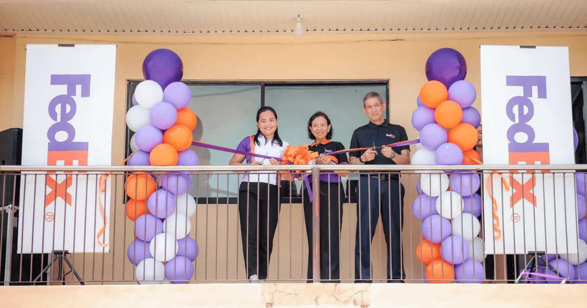 FedEx Philippines marks the opening of its new World Service Center in Cebu, enhancing its presence in Visayas and providing businesses and individuals with more convenient access to customs support and international shipping services. (From left to right: Anne Marie Liwag-Inawat, Senior Manager for Sales, Maribeth Espinosa, Managing Director, and Raymond Morales, Operations Manager)